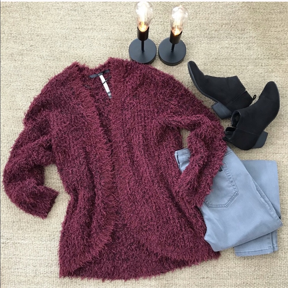 Kenzie Oversized Fuzzy Cardigan Sweater